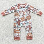 Future cowboy romper toddler zip sleeper