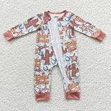 Future cowboy romper toddler zip sleeper