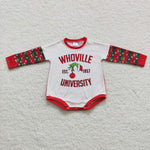 Whoville university toddler christmas romper