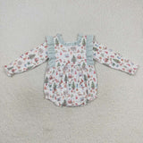 Ginger Christmas Infants Green Ruffle Bubble
