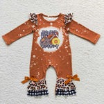 Tis the season pumpkin sunflower fall romper for baby