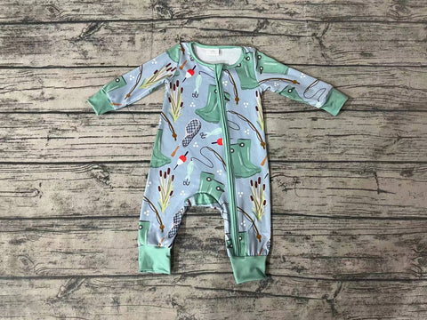 LR0664 long sleeve baby romper