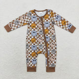 RTS toddler clothes matching clothing brown smile boy clothing