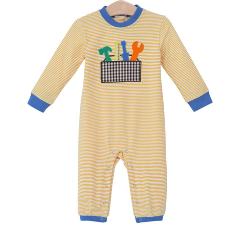 LR1007 pre-order baby boy clothes toolbox toddler boy winter romper-2024.5.31