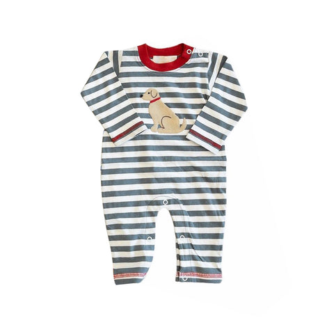 LR1030 pre-order baby boy clothes dog toddler boy winter romper-2024.6.7