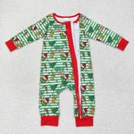 LR1055  baby boy clothes cartoon toddler boy christmas winter romper