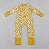 LR1089  baby girl  clothes yellow girls winter romper