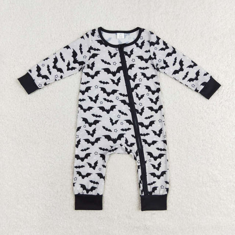 LR1096  Bamboo baby girl  clothes bat girl halloween romper