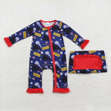 LR1132 Bamboo baby girl clothes believe girl winter romper