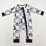 LR1173 Bamboo baby boy clothes cartoon dog boy winter romper