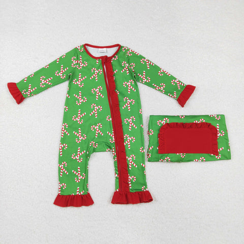 LR1236 baby girl clothes crutch girl christmas winter romper