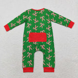 LR1237 Bamboo baby boy clothes crutch boy christmas winter romper