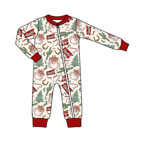 LR1278 pre-order baby boy clothes santa boy christmas winter romper-2024.7.11