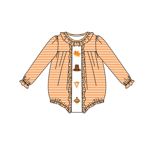 LR1300 pre-order baby girl clothes turkey  girl thanksgiving winter bubble-2024.7.16