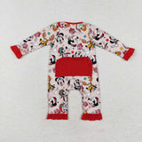 LR1334   baby girl clothes cartoon mouse girl christmas winter romper