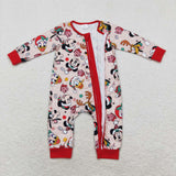 LR1335 baby boy clothes cartoon mouse boy christmas winter romper