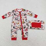 LR1335 baby boy clothes cartoon mouse boy christmas winter romper