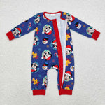 LR1417  baby boy clothes cartoon mouse boy christmas winter romper