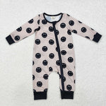 LR1434 Bamboo baby boy clothes smile boy winter romper