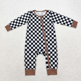 LR1436   baby boy clothes black boy winter romper