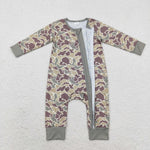 LR1451 Bamboo baby boy clothes camouflage toddler boy  winter romper