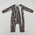 LR1452 Bamboo baby boy clothes camouflage toddler boy  winter romper