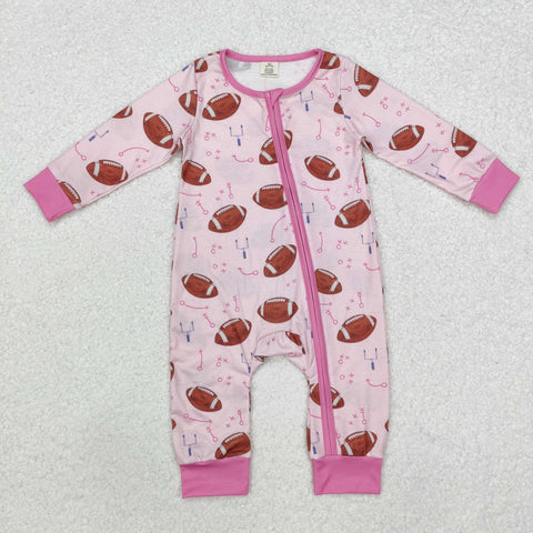 LR1464 Bamboo baby girl clothes rugby girl winter romper