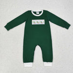 LR1465  baby boy clothes embroidery mallard boy winter romper