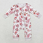 LR1510 Bamboo baby girl clothes cartoon mouse girl christmas winter romper