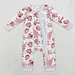 LR1510 Bamboo baby girl clothes cartoon mouse girl christmas winter romper