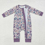 LR1604 Bamboo baby boy clothes camouflage boy winter romper