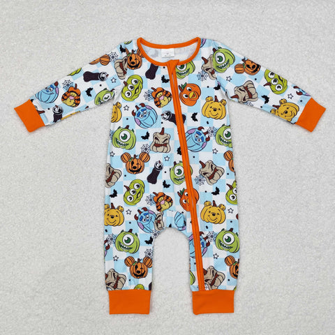 LR1650  baby  boy clothes cartoon boy halloween winter romper