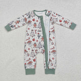 LR1674  baby boy clothes santa boy christmas  winter romper