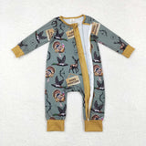 LR1680 Bamboo  baby boy clothes hunting  boy  winter romper