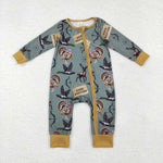 LR1680 Bamboo  baby boy clothes hunting  boy  winter romper