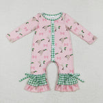 LR1689  baby girl clothes mallard  girl winter romper