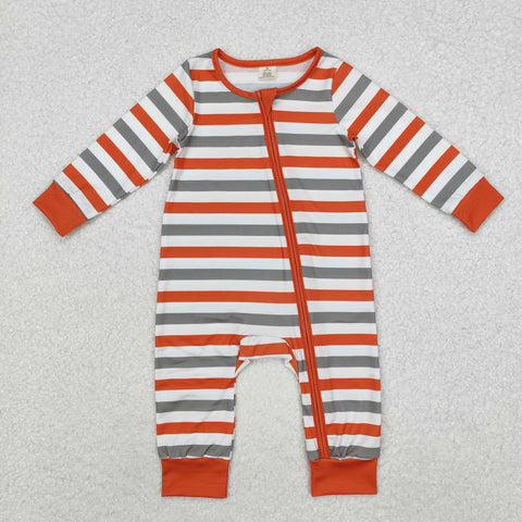 LR1732 Bamboo baby  boy clothes stripe boy winter romper