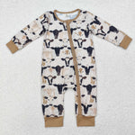 LR1799 baby boy clothes cow boy winter romper