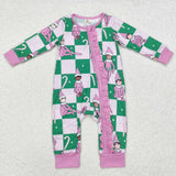 LR1818 Bamboo baby girl clothes girl winter christmas romper