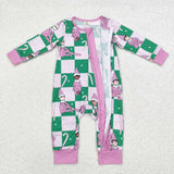 LR1818 Bamboo baby girl clothes girl winter christmas romper