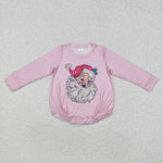 LR1819  baby girl clothes santa girl winter christmas bubble