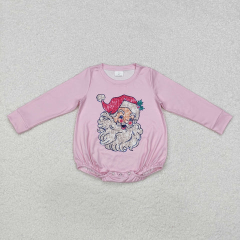 LR1819  baby girl clothes santa girl winter christmas bubble