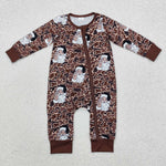 LR1820 Bamboo baby boy clothes santa boy winter christmas romper