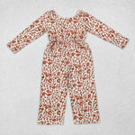 LR1839  baby girl clothes flower girl autumn  jumpsuit