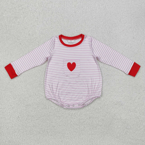 LR1855   baby boy clothes love boy valentines day bubble