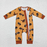 LR1857 Bamboo baby boy clothes cowboy boy winter romper