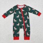 LR1861  Bamboo baby boy clothes mallard boy christmas winter romper