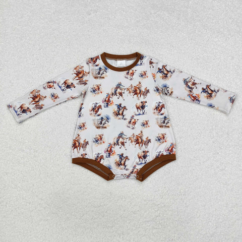 LR1866 baby boy clothes cowboy boy winter bubble