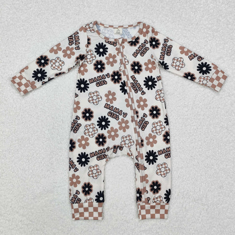 LR1951 Bamboo baby girl clothes mamas girl winter romper