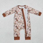 LR1991 Bamboo baby boy clothes call me boy winter romper